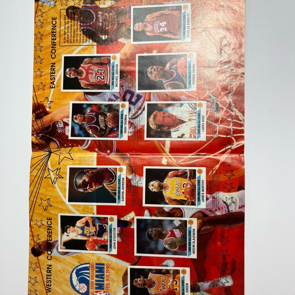 Panini Basketball Sticker Album 1990-91 Premiere Edition Jordan Pippen Bird Good - Picture 4 of 8